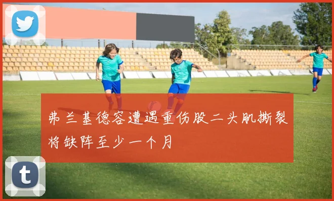 弗兰基德容遭遇重伤股二头肌撕裂将缺阵至少一个月